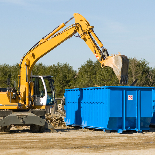 can i choose the location where the residential dumpster will be placed in Medinah